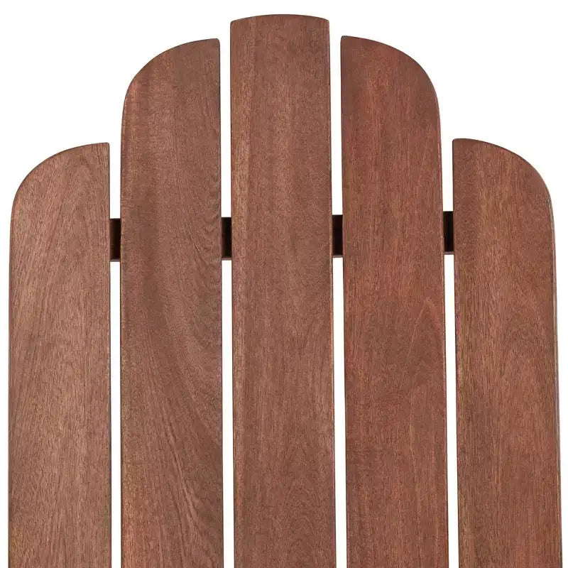 Teal Island Designs Chandler Dark Natural Adirondack Rocking Chairs Set of 2