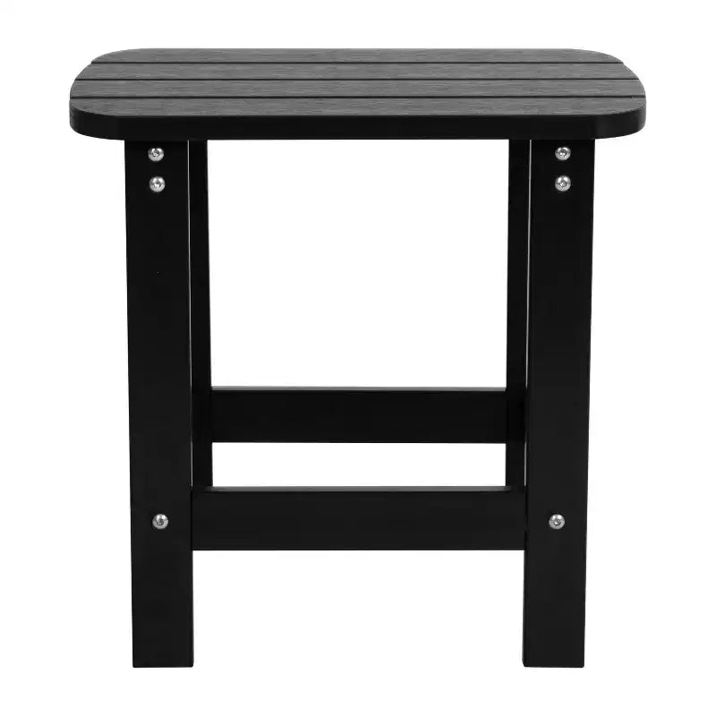 Merrick Lane Poly Resin Indoor/Outdoor All-Weather Adirondack Side Table