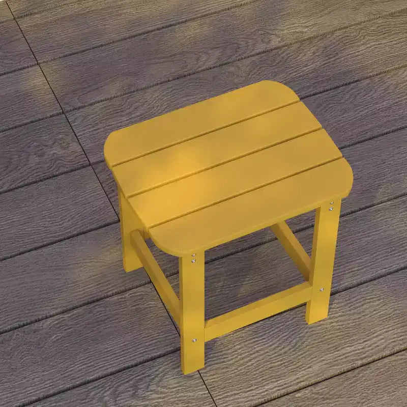 Merrick Lane Poly Resin Indoor/Outdoor All-Weather Adirondack Side Table
