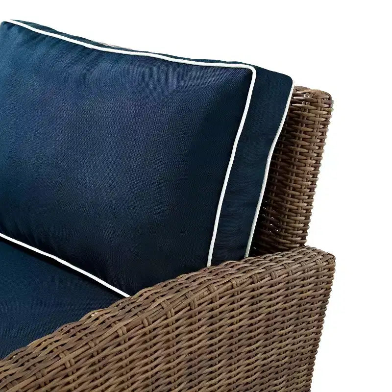 Bradenton 4pc Outdoor Wicker Conversation Set - Crosley