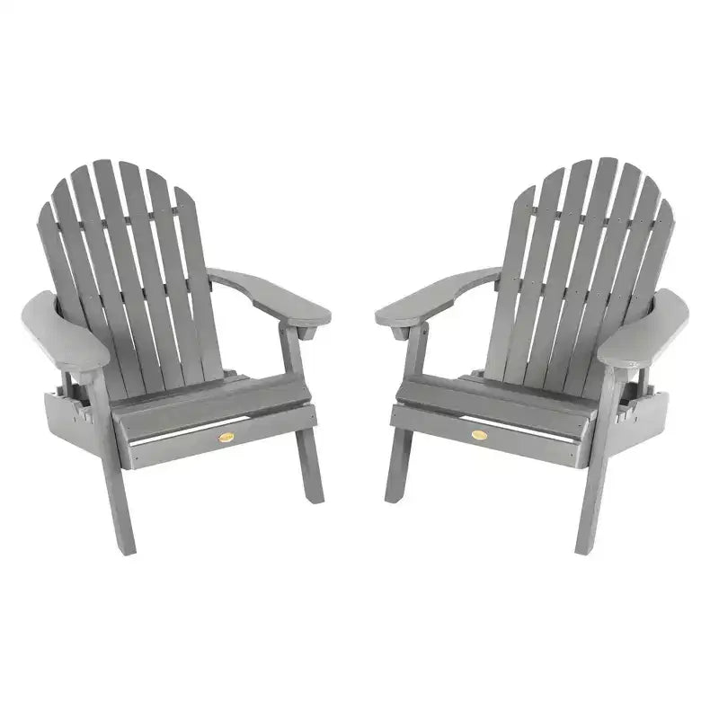 Hamilton 2pk Folding & Reclining Adirondack Chairs - highwood