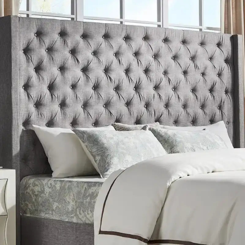 Naples Button-tufted Wingback Headboard only by iNSPIRE Q Artisan