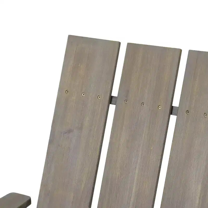 2pk Zuma Outdoor Acacia Wood Foldable Adirondack Chairs - Christopher Knight Home