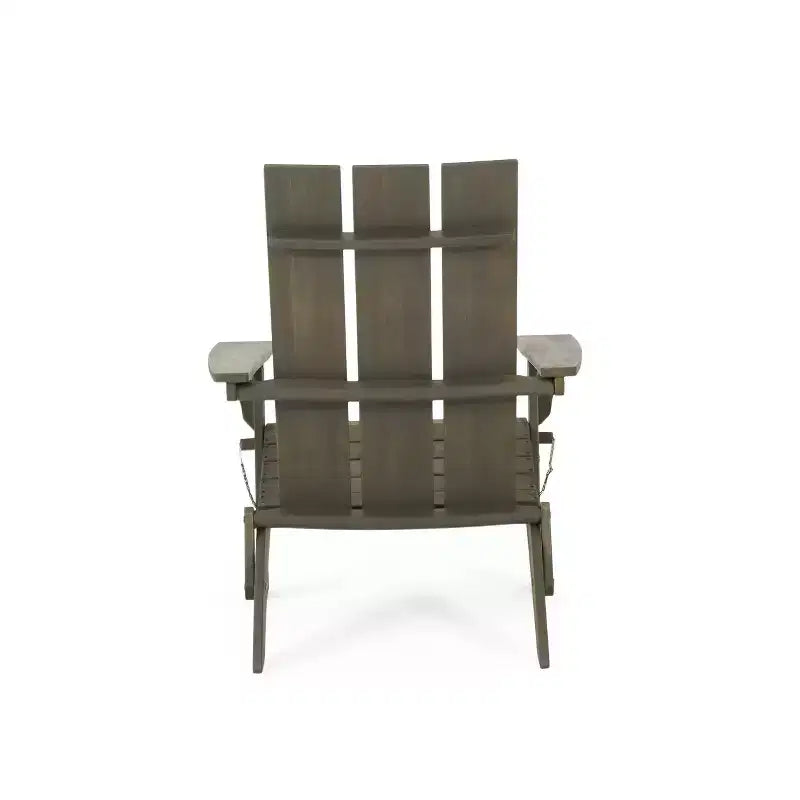 Zuma Outdoor Acacia Wood Foldable Adirondack Chair - Christopher Knight Home