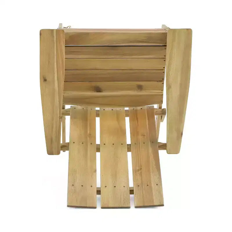 Zuma Outdoor Acacia Wood Foldable Adirondack Chair - Christopher Knight Home