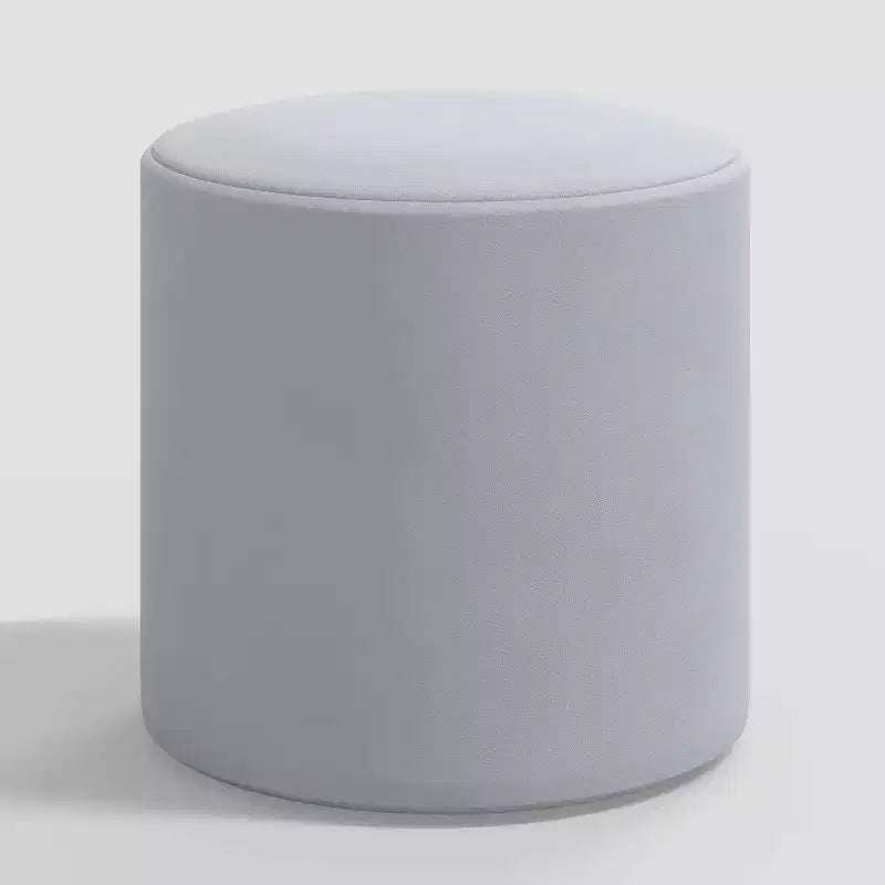 Pouf rotondo Thalia Skyline Furniture in velluto