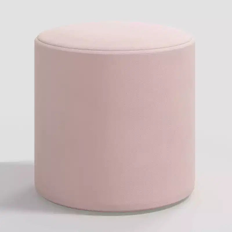 Pouf rotondo Thalia Skyline Furniture in velluto