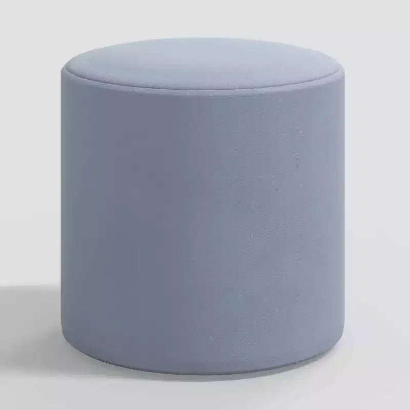 Pouf rotondo Thalia Skyline Furniture in velluto