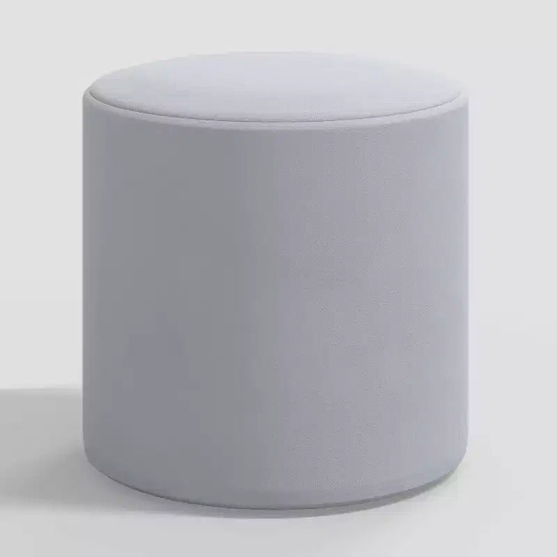Pouf rotondo Thalia Skyline Furniture in velluto