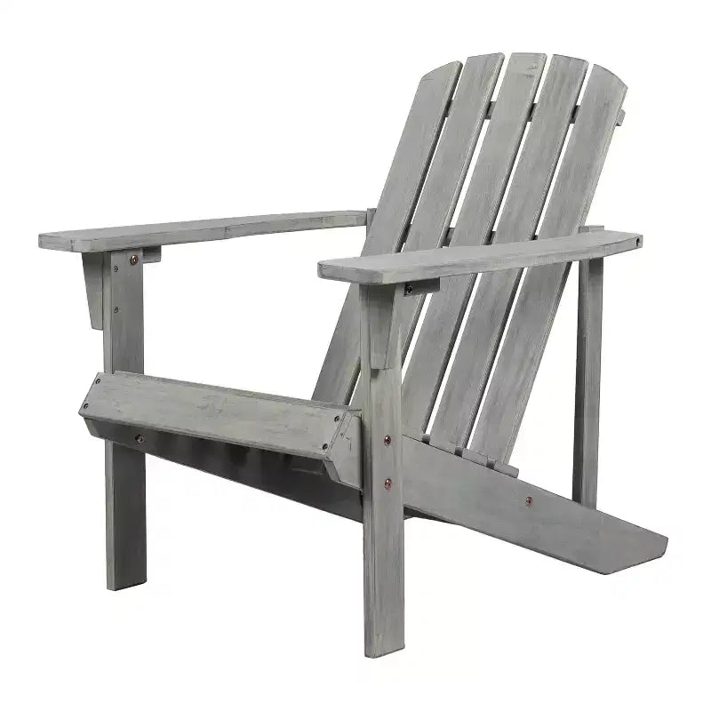 Westport Outdoor Patio Traditional Acacia Wood Adirondack Chair - JONATHAN Y