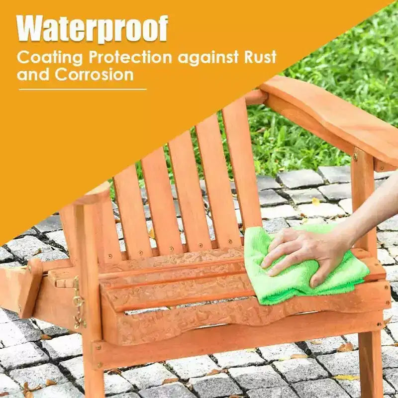 Costway 4 PCS Eucalyptus Adirondack Chair Foldable Outdoor Wood Lounger Chair Natural