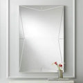 Specchio da Parete Rettangolare con Cornice in Ferro, 66 x 99 cm