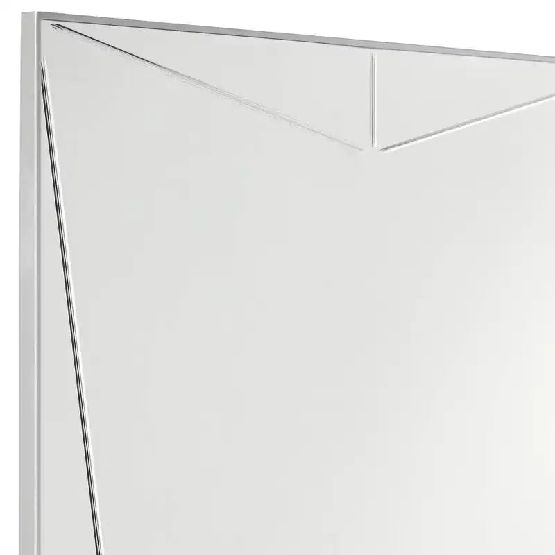 Specchio da Parete Rettangolare con Cornice in Ferro, 66 x 99 cm