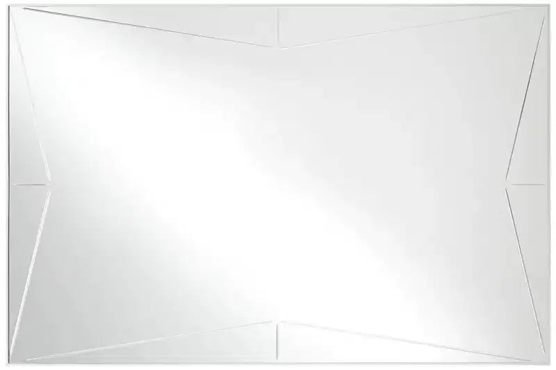 Specchio da Parete Rettangolare con Cornice in Ferro, 66 x 99 cm