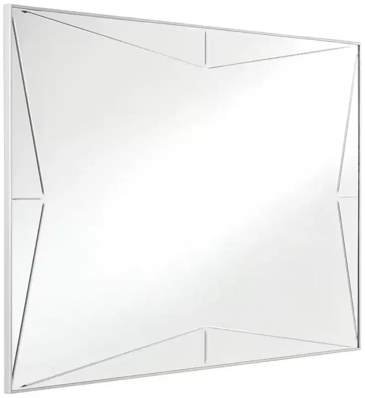 Specchio da Parete Rettangolare con Cornice in Ferro, 66 x 99 cm