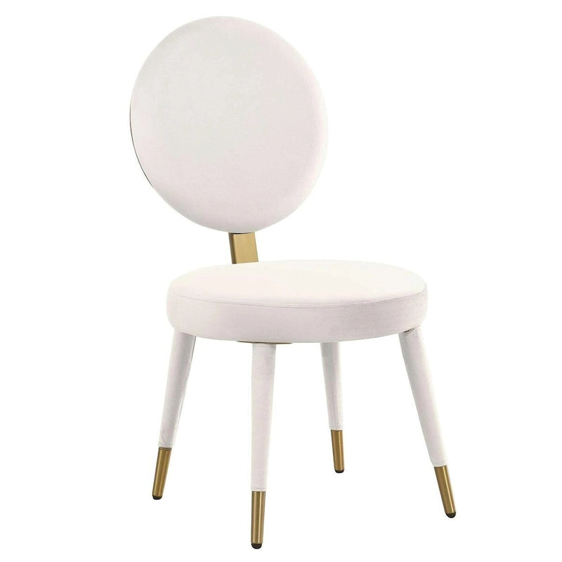 Morden Fort Modern Luxury 5- Piece Round Dining Table and Chair Set