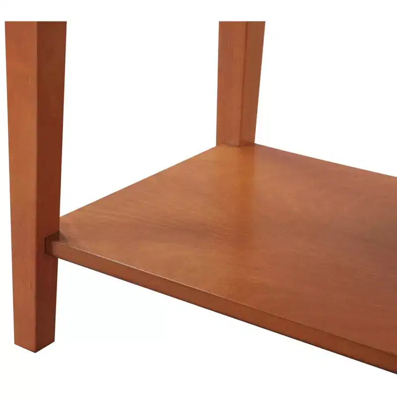 Comodino a 2 cassetti con incastri a coda di rondine all'inglese (71 cm A x 56 cm L x 41 cm P)