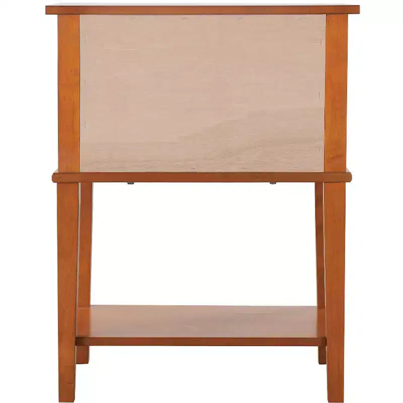 Comodino a 2 cassetti con incastri a coda di rondine all'inglese (71 cm A x 56 cm L x 41 cm P)