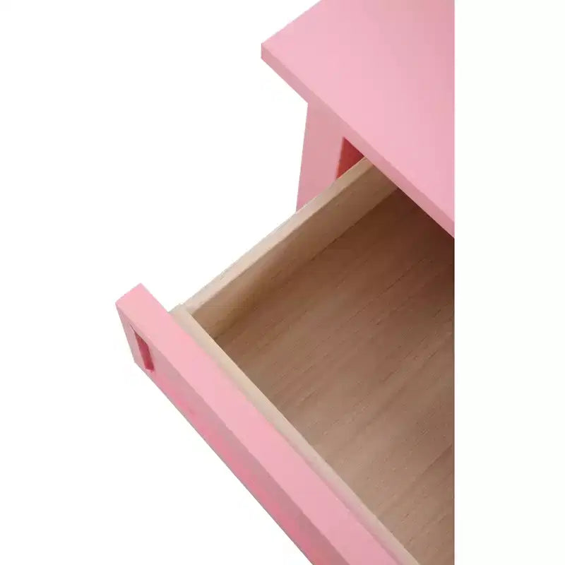 Comodino a 2 cassetti con incastri a coda di rondine all'inglese (71 cm A x 56 cm L x 41 cm P)