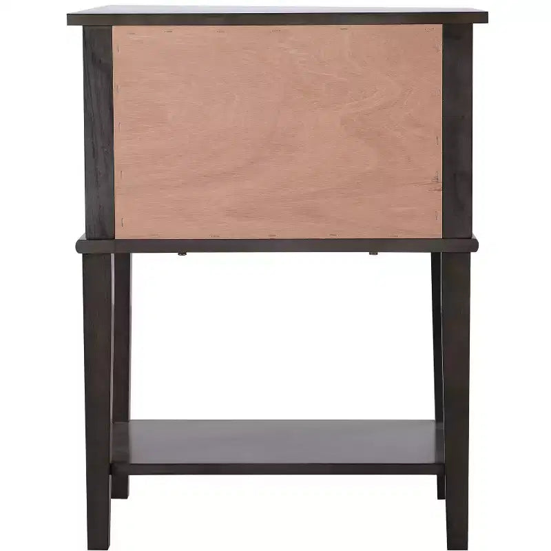 Comodino a 2 cassetti con incastri a coda di rondine all'inglese (71 cm A x 56 cm L x 41 cm P)