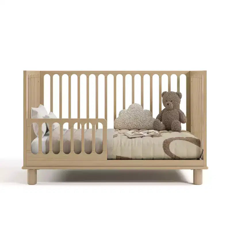 Storkcraft Sicily Deluxe 3-in-1 Convertible Crib with Toddler Guardrail