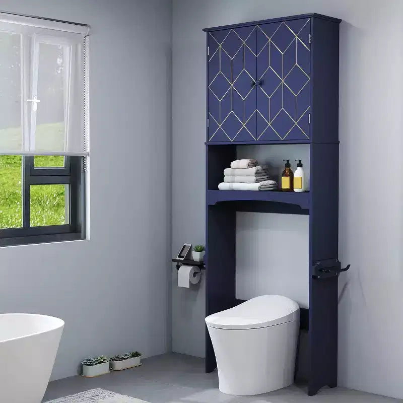 Above Toilet Storage Cabinet Spacesaver for Bathroom
