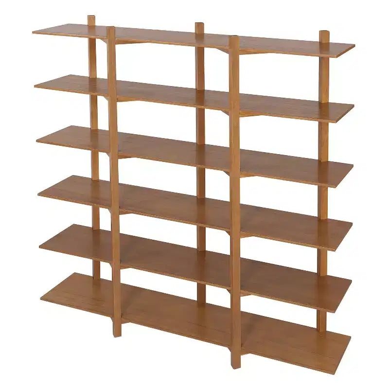 Christopher Knight Home Elliot Modern Wood 6-Tier Open Display Storage Shelf Bookcase