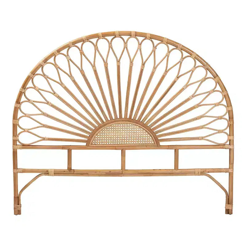 Natural Rattan Headboard, Brown