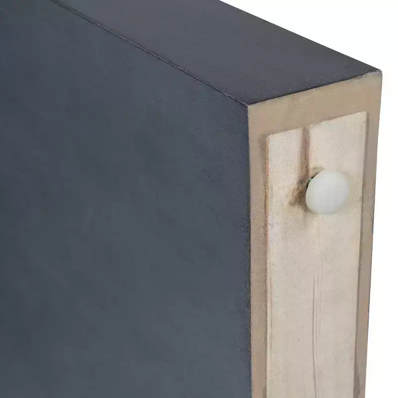 Whisen Rustic Console Table Entryway Table Side Table with Fluted Drawer Front