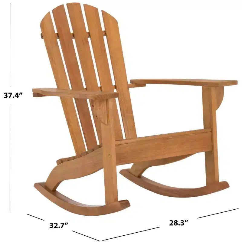 Fauteuil à bascule Brizio Adirondack intérieur/extérieur - PAT7042 - Safavieh