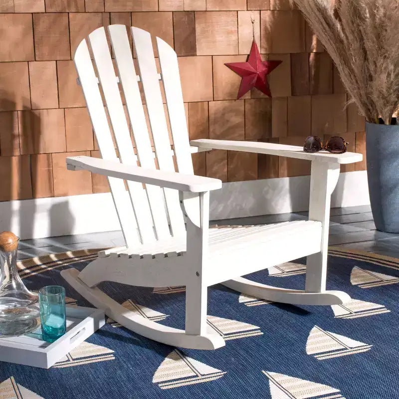Fauteuil à bascule Brizio Adirondack intérieur/extérieur - PAT7042 - Safavieh