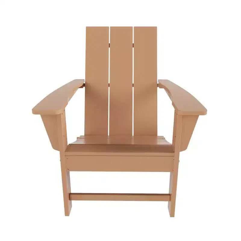 WestinTrends Ashore Modern Outdoor Patio Folding Adirondack Chair