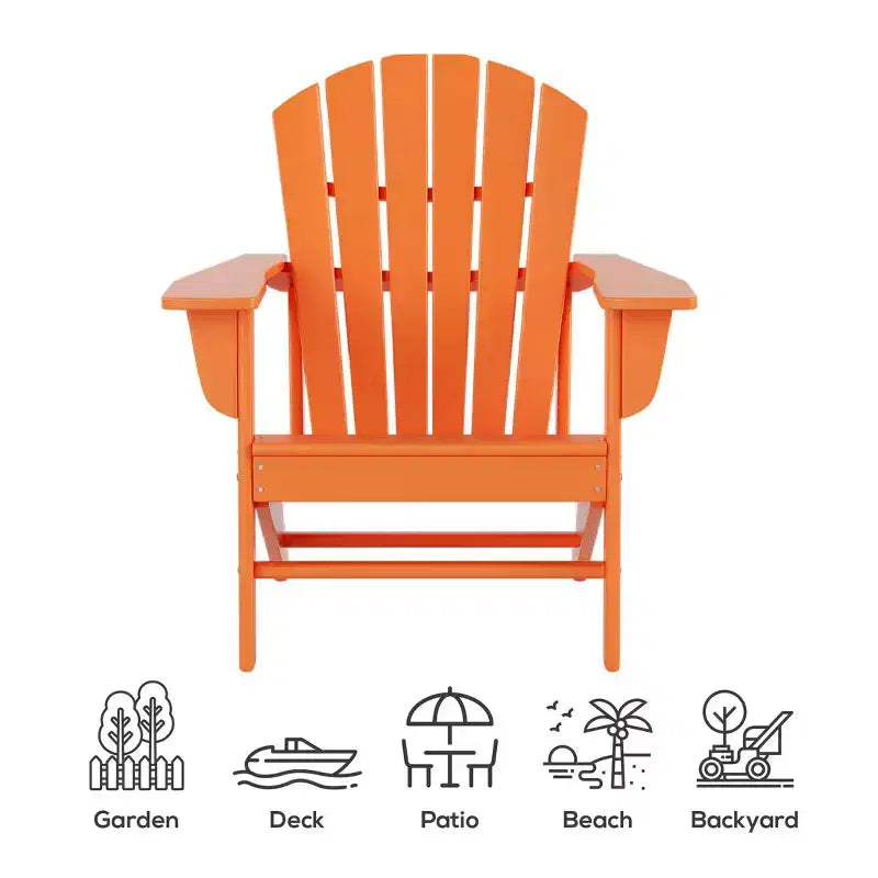 WestinTrends Dylan Outdoor Patio Adirondack Chair