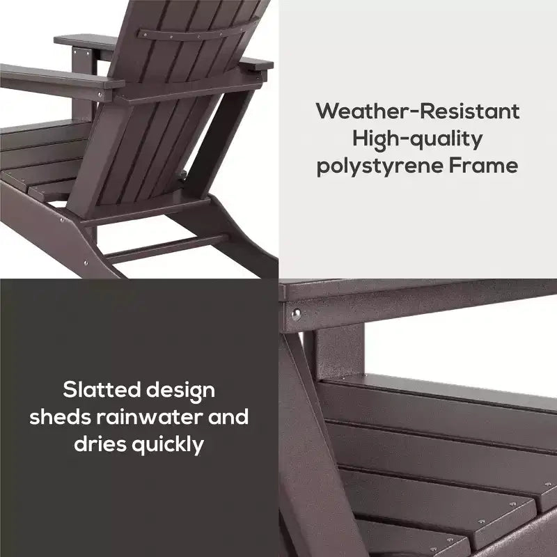 WestinTrends Dylan Outdoor Patio Adirondack Chair