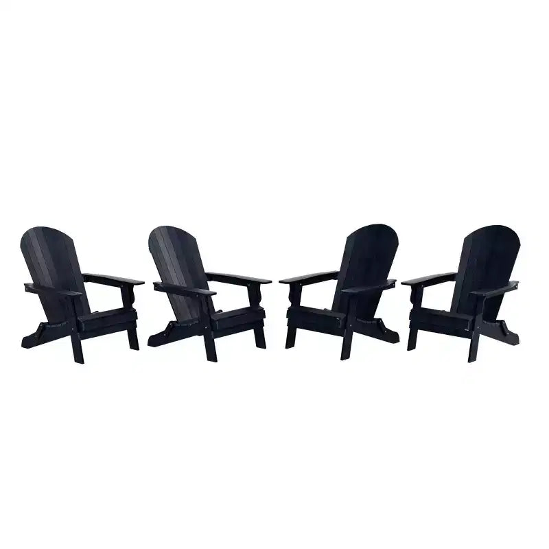 WestinTrends Tuscany HIPS Outdoor Folding Adirondack Chair (Set of 4)