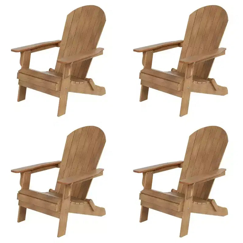 WestinTrends Tuscany HIPS Outdoor Folding Adirondack Chair (Set of 4)