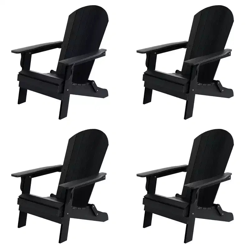 WestinTrends Tuscany HIPS Outdoor Folding Adirondack Chair (Set of 4)