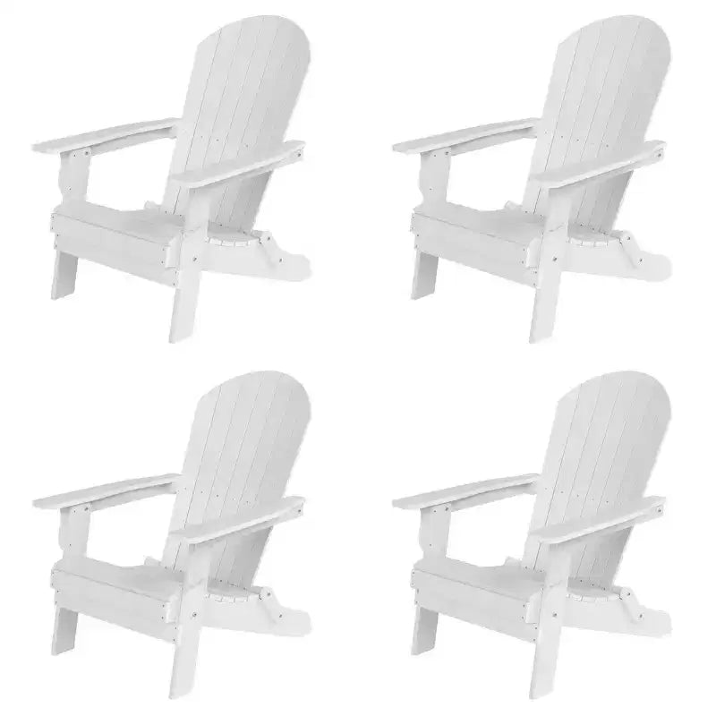 WestinTrends Tuscany HIPS Outdoor Folding Adirondack Chair (Set of 4)