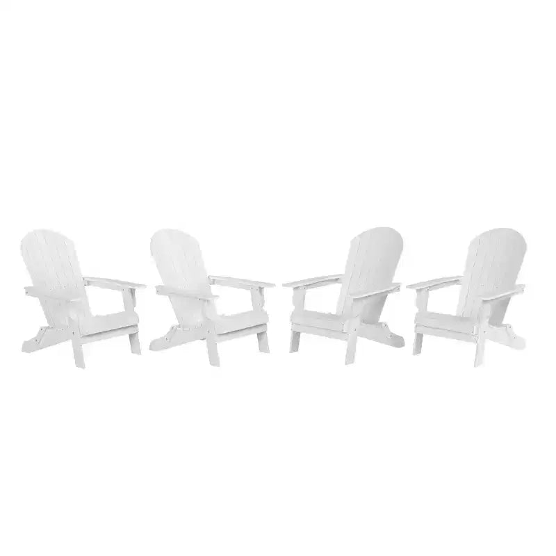 WestinTrends Tuscany HIPS Outdoor Folding Adirondack Chair (Set of 4)
