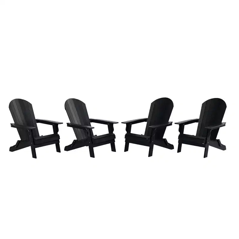 WestinTrends Tuscany HIPS Outdoor Folding Adirondack Chair (Set of 4)