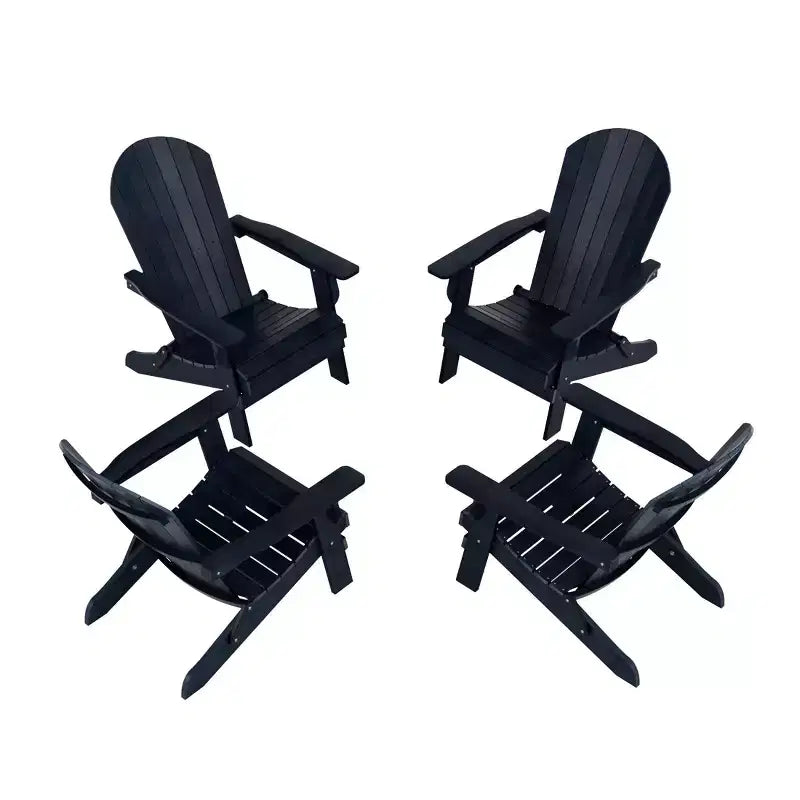 WestinTrends Tuscany HIPS Outdoor Folding Adirondack Chair (Set of 4)