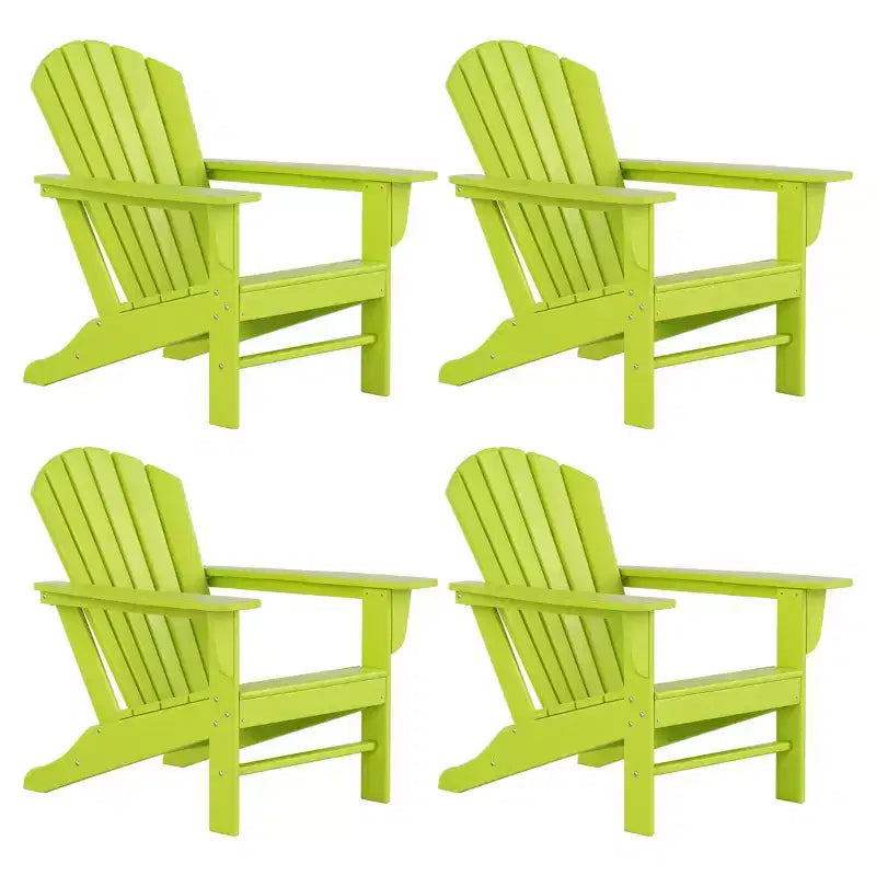WestinTrends Dylan HDPE Outdoor Patio Adirondack Chair (Set of 4)