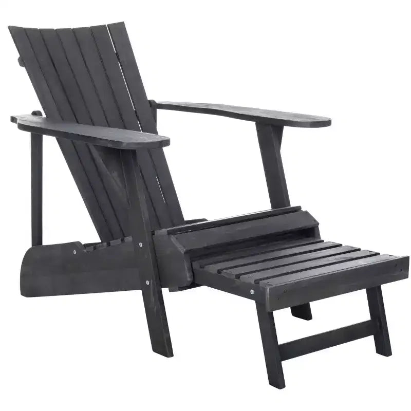 Fauteuil Adirondack Merlin avec repose-pieds rétractable Intérieur/Extérieur - PAT6760 - Safavieh