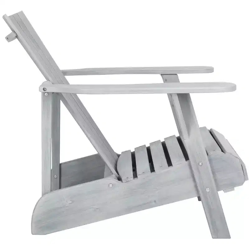 Fauteuil Adirondack Merlin avec repose-pieds rétractable Intérieur/Extérieur - PAT6760 - Safavieh