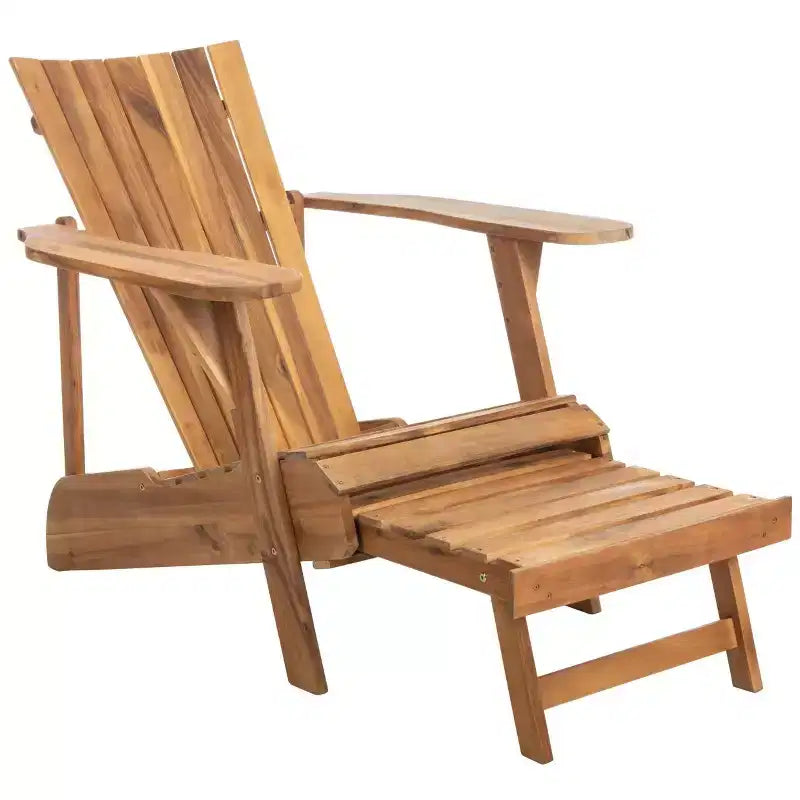 Fauteuil Adirondack Merlin avec repose-pieds rétractable Intérieur/Extérieur - PAT6760 - Safavieh