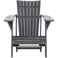 Fauteuil Adirondack Merlin avec repose-pieds rétractable Intérieur/Extérieur - PAT6760 - Safavieh