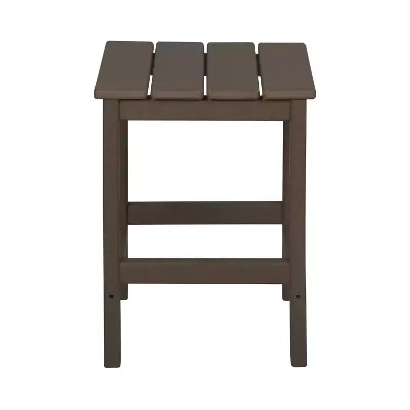 Chaise Adirondack pliante d'extérieur WestinTrends Malibu en PEHD avec table d'appoint (ensemble de 2 pièces)