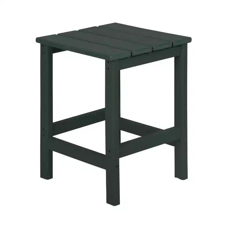 Chaise Adirondack pliante d'extérieur WestinTrends Malibu en PEHD avec table d'appoint (ensemble de 2 pièces)