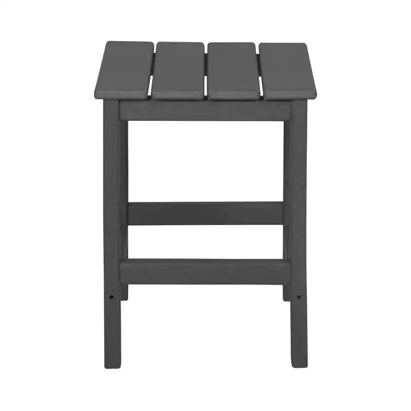 Chaise Adirondack pliante d'extérieur WestinTrends Malibu en PEHD avec table d'appoint (ensemble de 2 pièces)