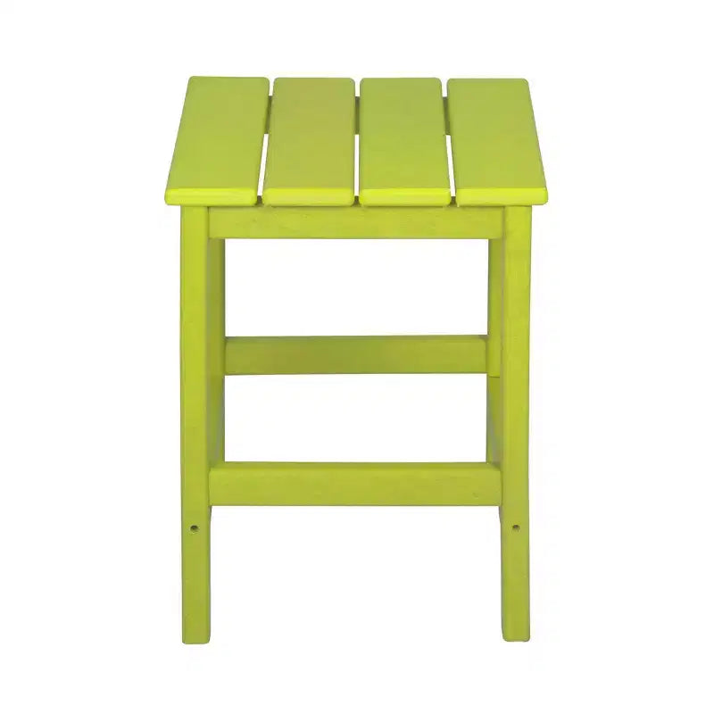 Chaise Adirondack pliante d'extérieur WestinTrends Malibu en PEHD avec table d'appoint (ensemble de 2 pièces)